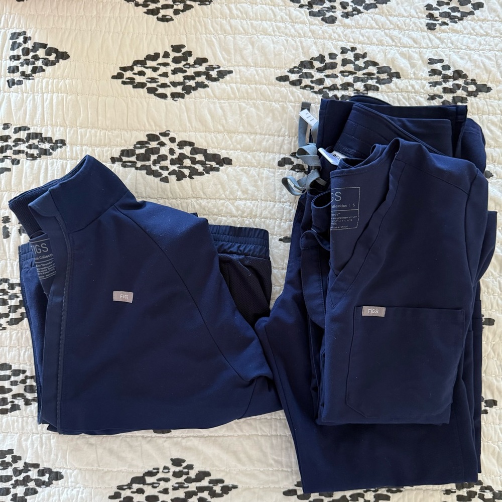 Figs Technical Collection Jacket - Dark Blue